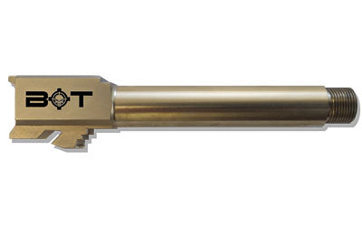 Backup Tactical Threaded Barrel, 9mm, Fits Glock 19, Flat Dark Earth Finish, Ships with CYL-FDE Thread Protector G19TB-FDE