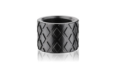 Backup Tactical Hash Marks Pistol Thread Protector, Black, 1/2x28