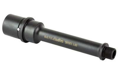 Battle Arms Development Lightweight 9MM AR Barrel, 5.25", 1/2x36 Threaded, Black Nitride Finish