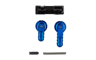 Battle Arms Development BAD-ASS-LITE Ambidextrous Safety Selector, 90/60 Throw, Blue, AR-15