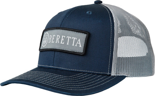 Beretta SDY Trucker Cap Rect Patch Mesh Back Navy Blue