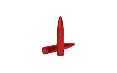 Birchwood Casey DURACAP Training Rounds, 300 Blackout, CNC Aluminum, Anodized Red, 6-Pack BC-DCTR-300BO