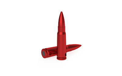 Birchwood Casey DURACAP Snap Caps, 7.62, CNC Aluminum, Anodized Red, 4-Pack BC-DCTR-762