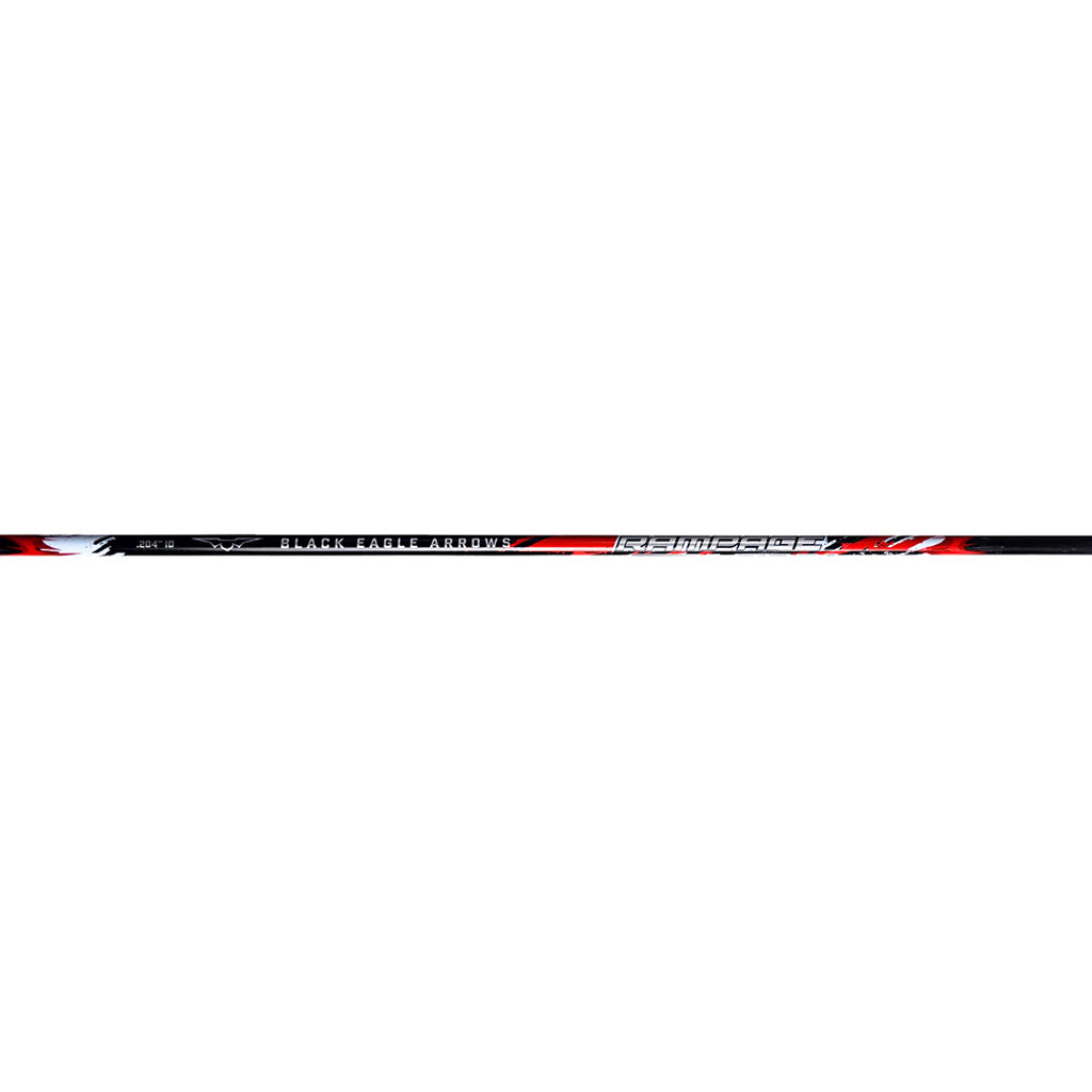 Black Eagle Rampage Carbon Arrow Shafts .001 Straightness 400 Spine - 12 Pack
