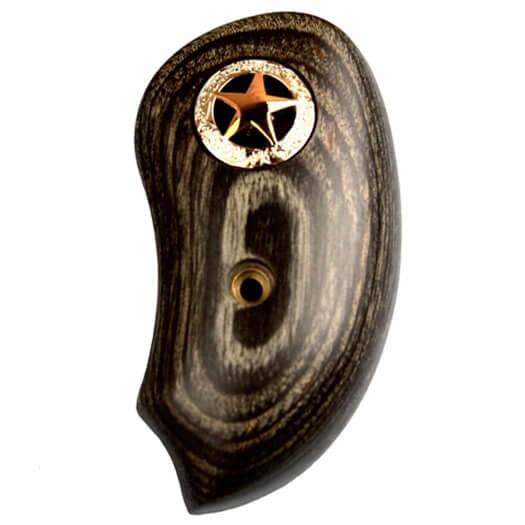 Bond Arms Extended 2-Tone Star Grips Black Ash Wood