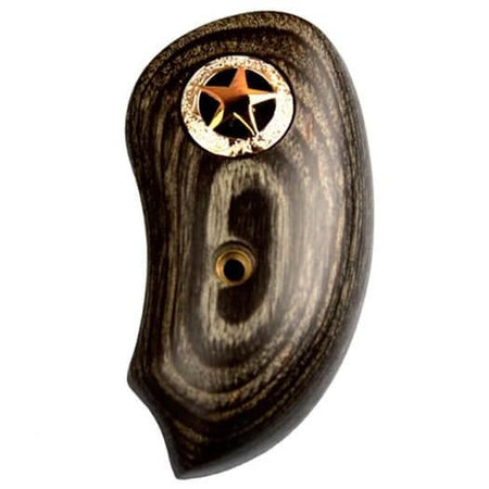 Bond Arms Extended 2-Tone Star Grips Black Ash Wood
