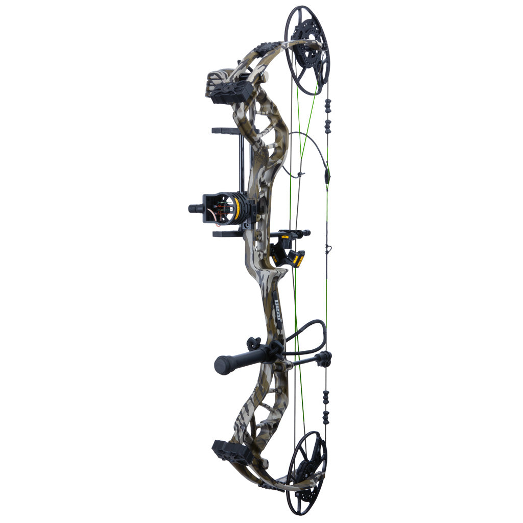 Bear Gamekeeper RTH Compound Bow Package Mossy Oak Bottomland 45-60 lbs Left Hand