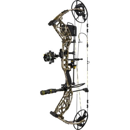 Bear THP Adapt 2+ HP RTH Compound Bow Package Mossy Oak Bottomland 45-60 lbs Right Hand