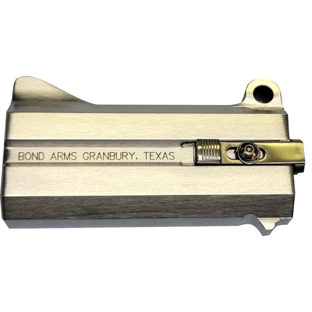 Bond Arms Rough Nation .44 Special 3" Rough and Tumble Finish Barrel Silver