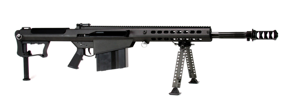 Barrett 18062 M107A1 50 BMG 20" 10+1 Black Cerakote Black Fixed w/Sorbothane Recoil Pad Stock Black Polymer Grip