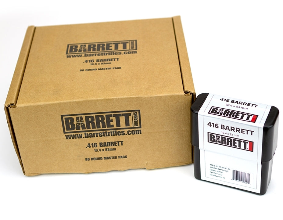 Barrett Firearms Match Grade .416 Barrett 452 gr Solid ammo