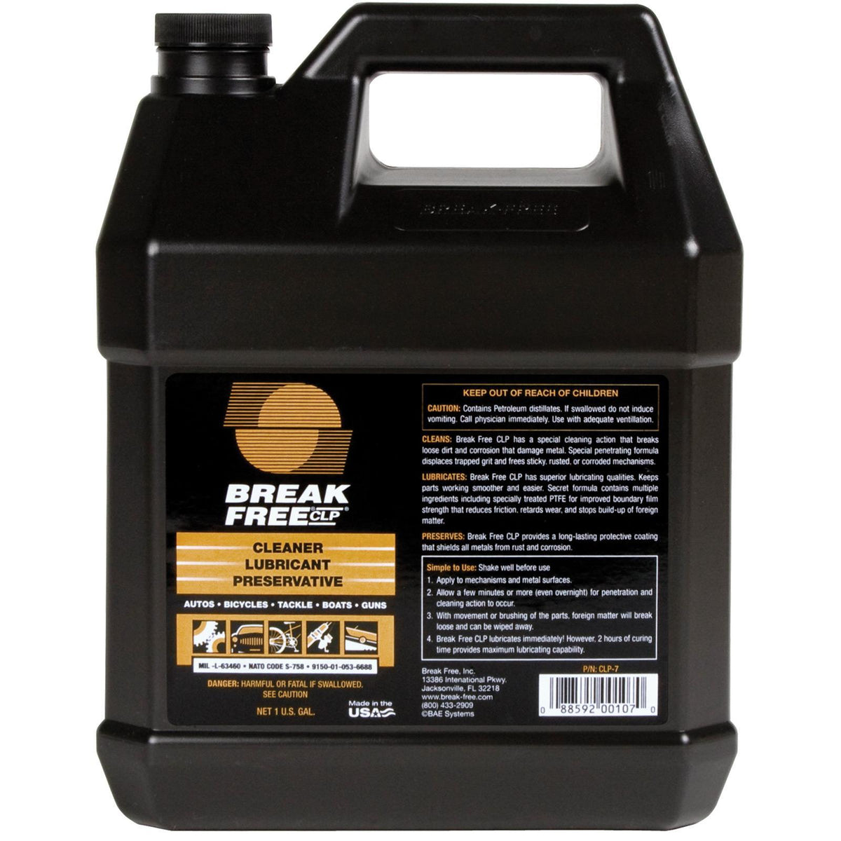 Break Free CLP Firearms Cleaner Lubricant Protectant 1 Gallon