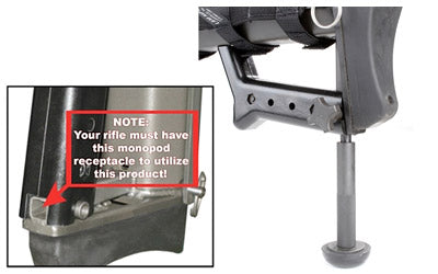 Barrett Monopod Complete Assembly Kit, Fits 82A1/99/95 50BMG Rifles, Black 13348