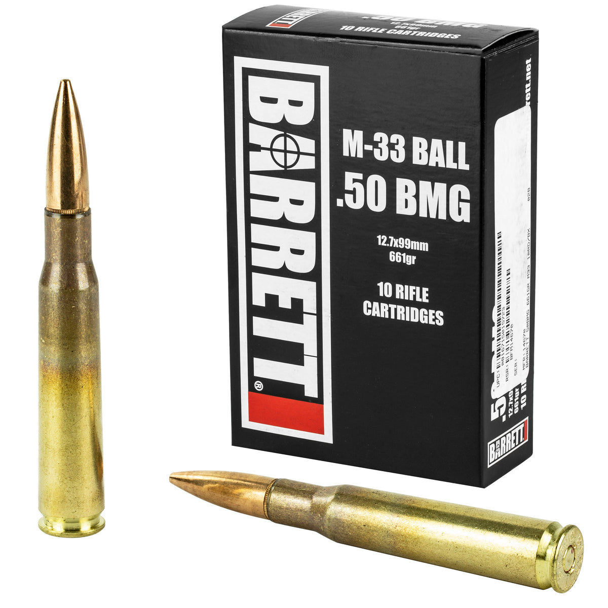 Barrett Firearms M33 Ball .50 BMG 661 gr FMJ ammo