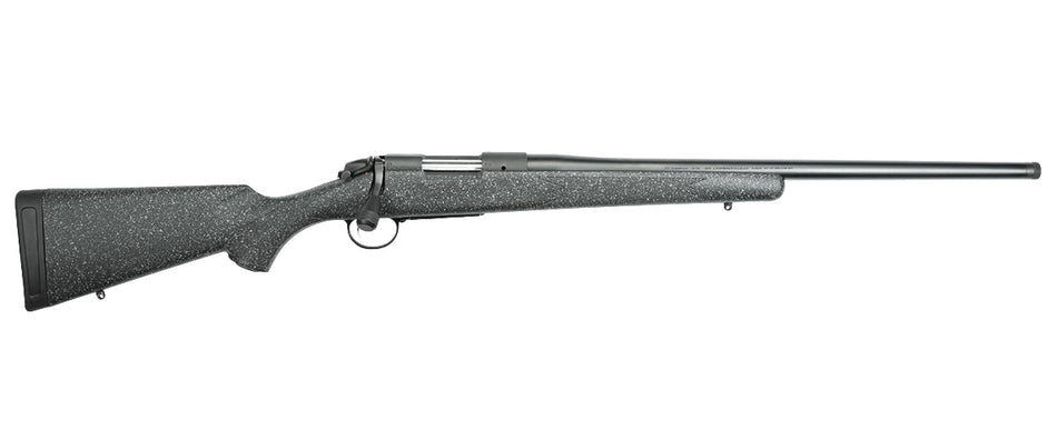 Bergara Rifles B14S502C B-14 Ridge 6.5 Creedmoor 4+1 22" Graphite Black Cerakote Barrel, Graphite Black Cerakote Steel Receiver, Gray Speckled Black Fixed American Style Stock, Right Hand