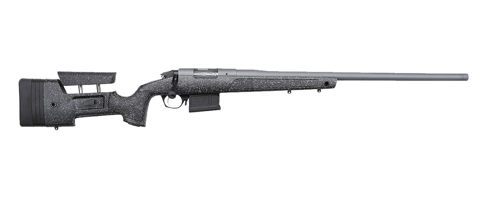 Bergara Rifles BPR2065PRC Premier HMR Pro 6.5 PRC 2+1 26" Threaded Barrel, Tactical Gray Cerakote, Black with Gray Fleck Stock