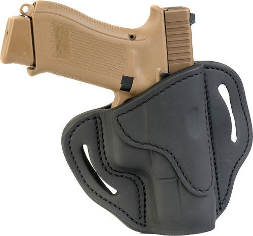 1791 Gunleather BH2.1 OWB Belt Holster Multi-Fit Left Hand Glock 17 & Similar Black Leather