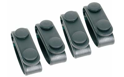 BLACKHAWK Molded Belt Keepers, 4-Pack, Fits 2 and 2.25 Inch Duty Belts, Black 44B300BK