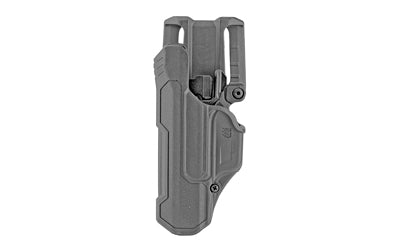 BLACKHAWK T-Series L2D Duty Holster, Glock 17/19/22/23/31/32/45/47, Left Hand, Black Polymer, 44N100BKL