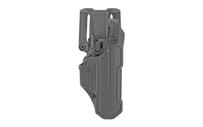 BLACKHAWK T-Series L3D Duty Holster, Glock 17/19/22/31, Right Hand, Black Polymer, 44N500BKR