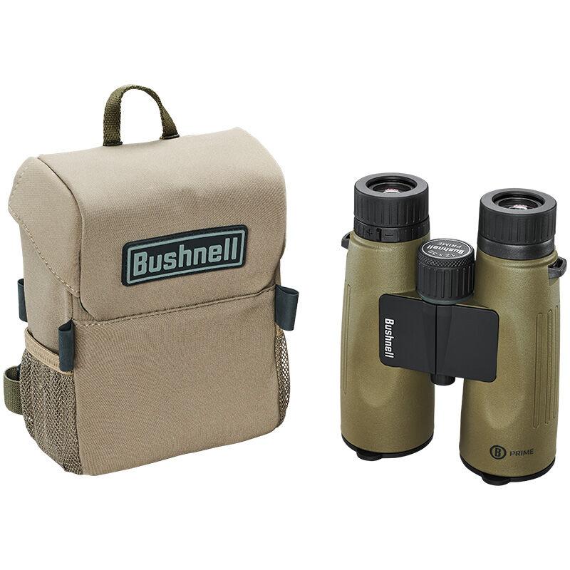 Bushnell Prime 12x50 Binocular with Vault Combo Pack Green Roof FMC WP