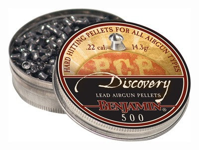 Benjamin Discovery .22 Caliber Hollow Point Pellets 14.3 Grain 500 Count