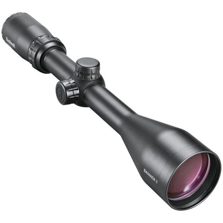 Bushnell Banner 2 Rifle Scope 3-9x50mm 1" SFP DOA Quick Ballistic Non-Illum. Black with Rings