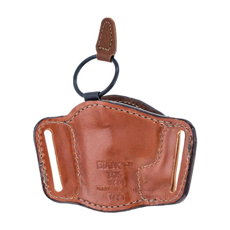 Bianchi Model 105 Minimalist Belt Slide Holster for Glock 17/19/20/21 Tan LH
