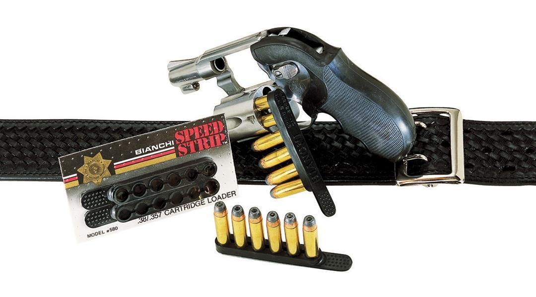 Bianchi Model 585 Speed Strips .44/.45 Caliber Revolver Black 2-Pack