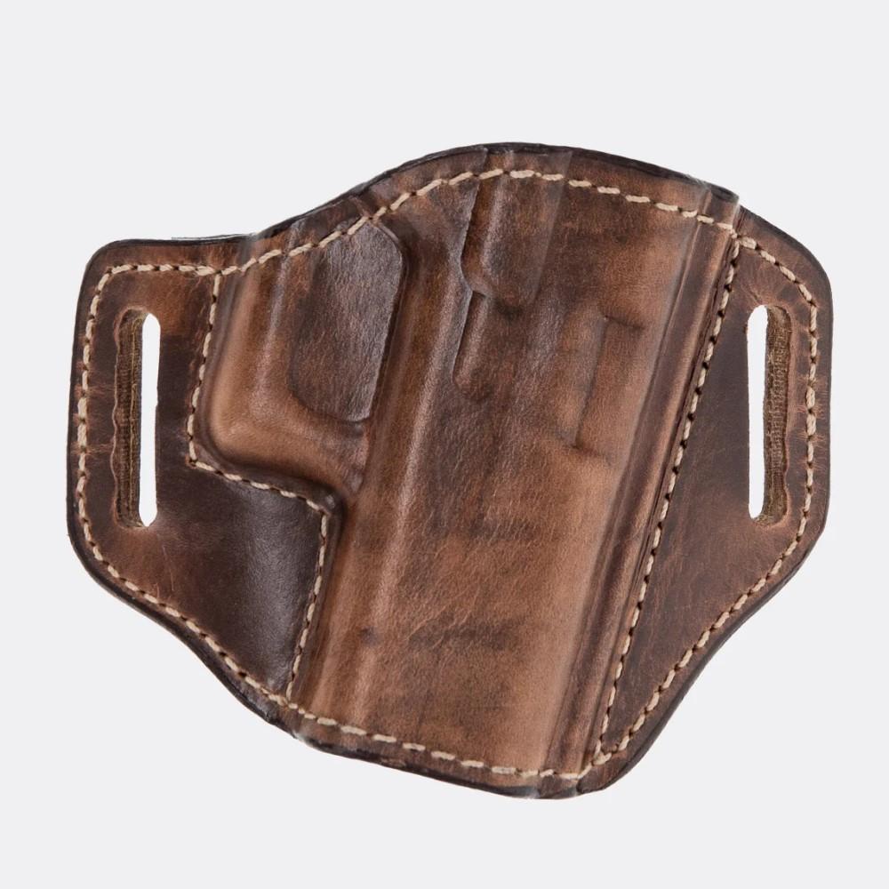 Bianchi Remedy Belt Slide Holster for Colt 1911 Weathered Tan Right Hand