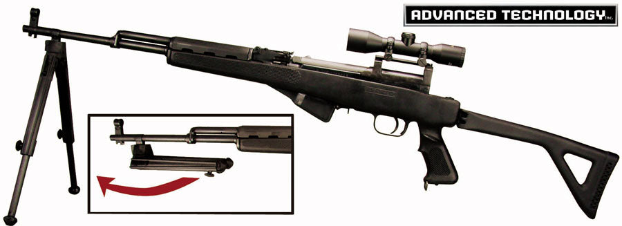 Advanced Technology SKS Featherweight Bipod Black Nylon