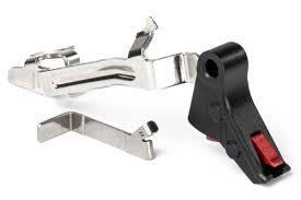 ZEV Pro Flat Face Trigger Bar Kit Small Black/Red