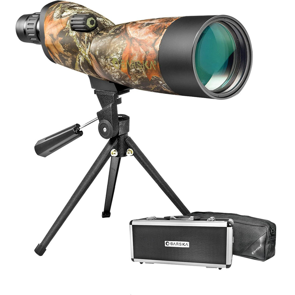 Barska Blackhawk WP Spotting Scope 20-60x60mm Mossy Oak Camo with Tripod