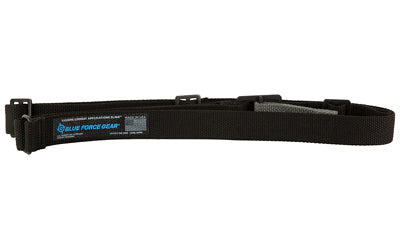 Blue Force Gear Vickers Combat Applications 2-Point Sling, Metal Hardware, 54"-64", Black, 1.25" Webbing VCAS-125-OM-BK