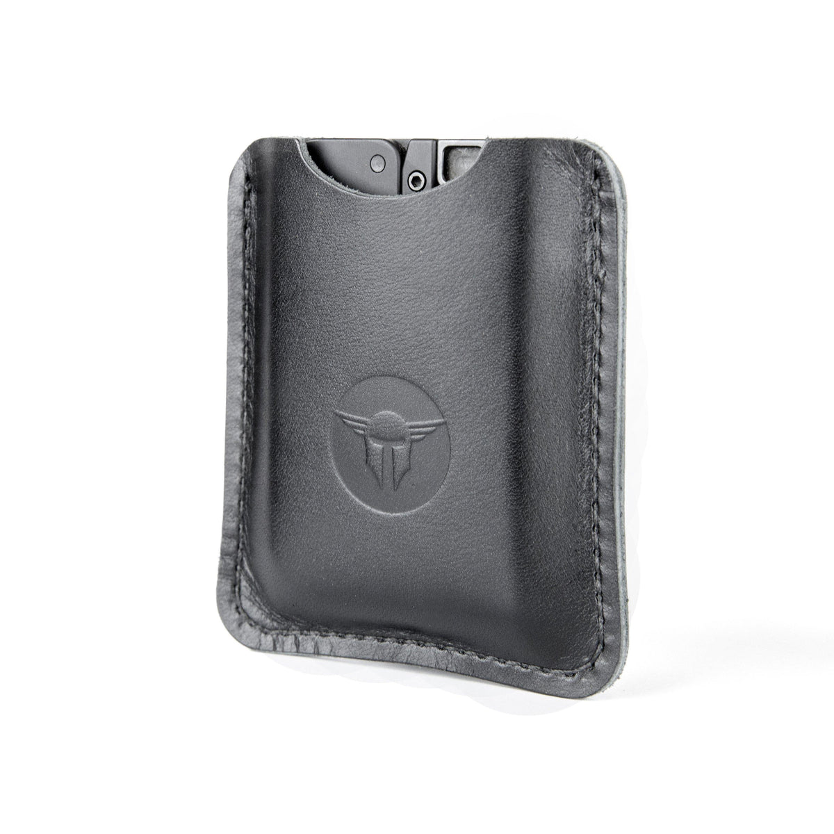 Life Card Leather Carry Sleeve Black