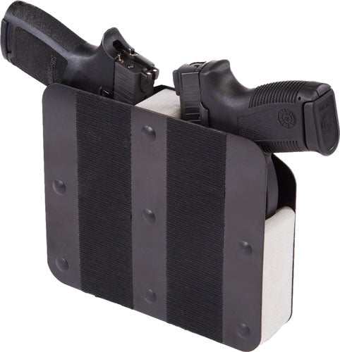 Benchmaster Two Pistol Velcro Hook Storage Rack