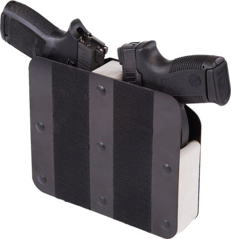 Benchmaster Two Pistol Velcro Hook Storage Rack