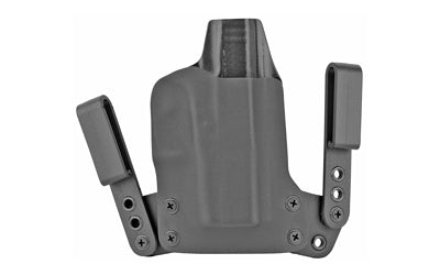 BlackPoint Tactical Mini Wing IWB Holster for Glock 43X, Right Hand, Black Kydex, 15 Degree Cant, Deep Concealment 115947
