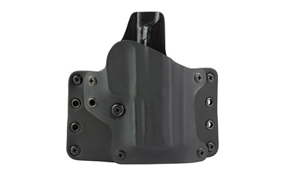 BlackPoint Tactical Leather Wing OWB Holster for Sig P365 X-Macro, Right Hand, Leather & Kydex, Black 151955
