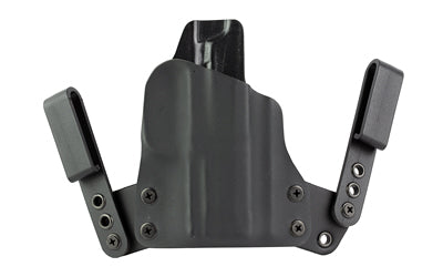BlackPoint Tactical Mini Wing IWB Holster for Sig P365 X-Macro, Right Hand, Leather & Kydex, Black 151956