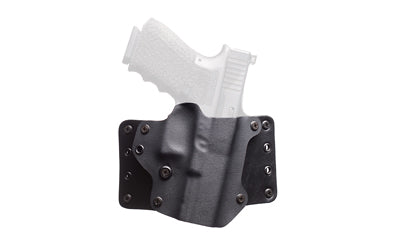 BlackPoint Tactical Leather Wing OWB Holster for Sig P365 AXG Legion, Right Hand, Black Kydex & Leather, 1.75" Belt Loops 170892