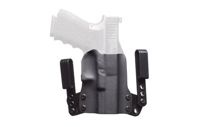 BlackPoint Tactical Mini Wing Metal IWB Holster for Sig P365 AXG Legion, Black Kydex & Leather, 1.75" Belt Loops 171987