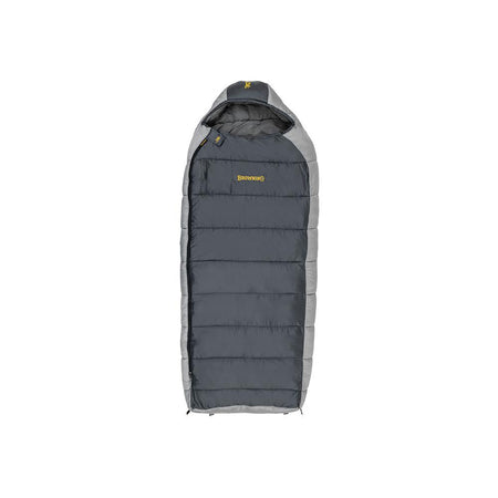 Browning Camping McKinley 0 Degree Sleeping Bag 36x90 Inch Grey