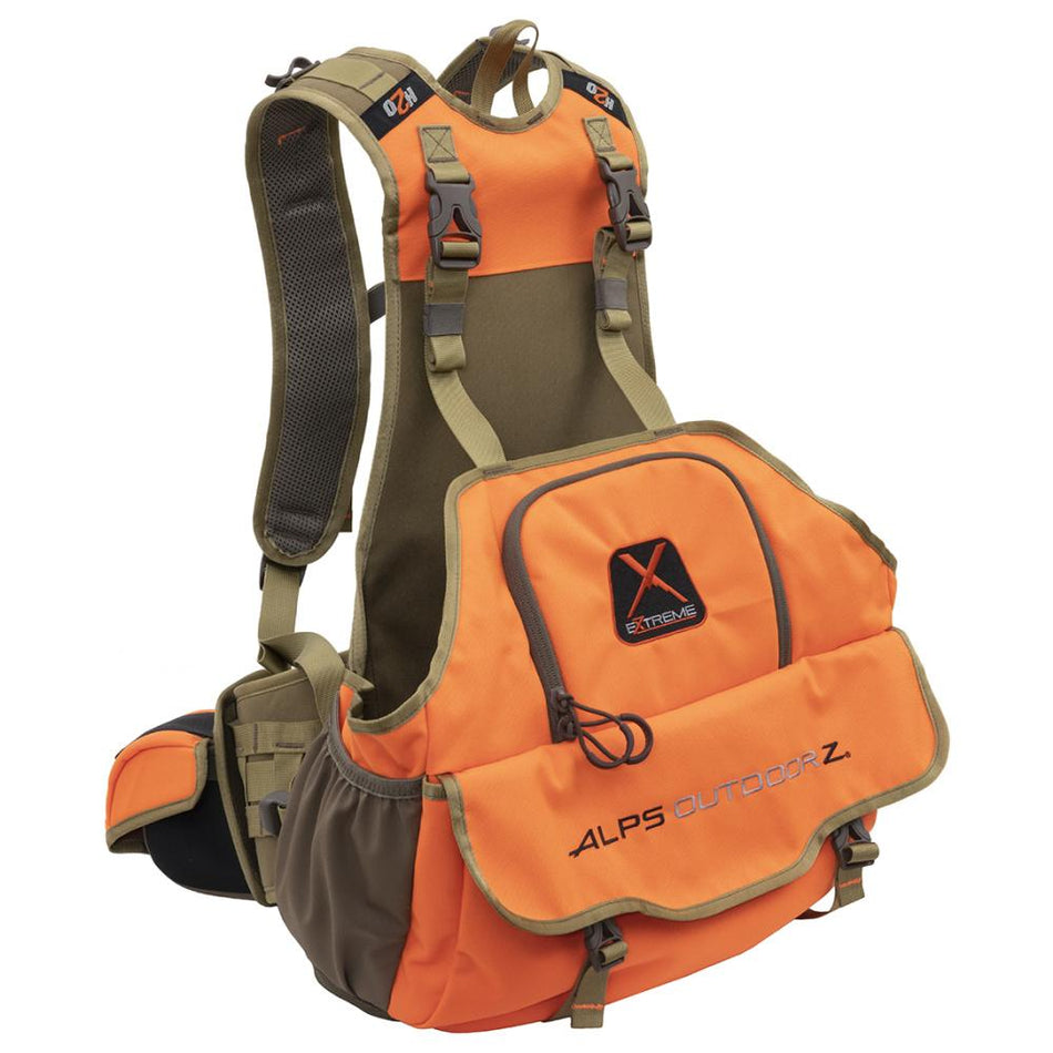 Alps Outdoorz Upland Game Vest X 2.0 Blaze Orange with Adjustable Waistbelt