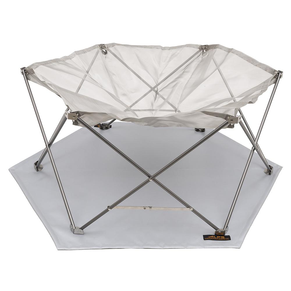 Alps Mountaineering Gaze Portable Fire Pit Lightweight Aluminum and Stainless Steel