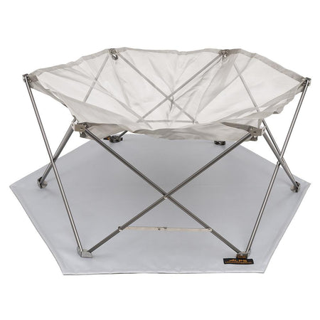 Alps Mountaineering Gaze Portable Fire Pit Lightweight Aluminum and Stainless Steel