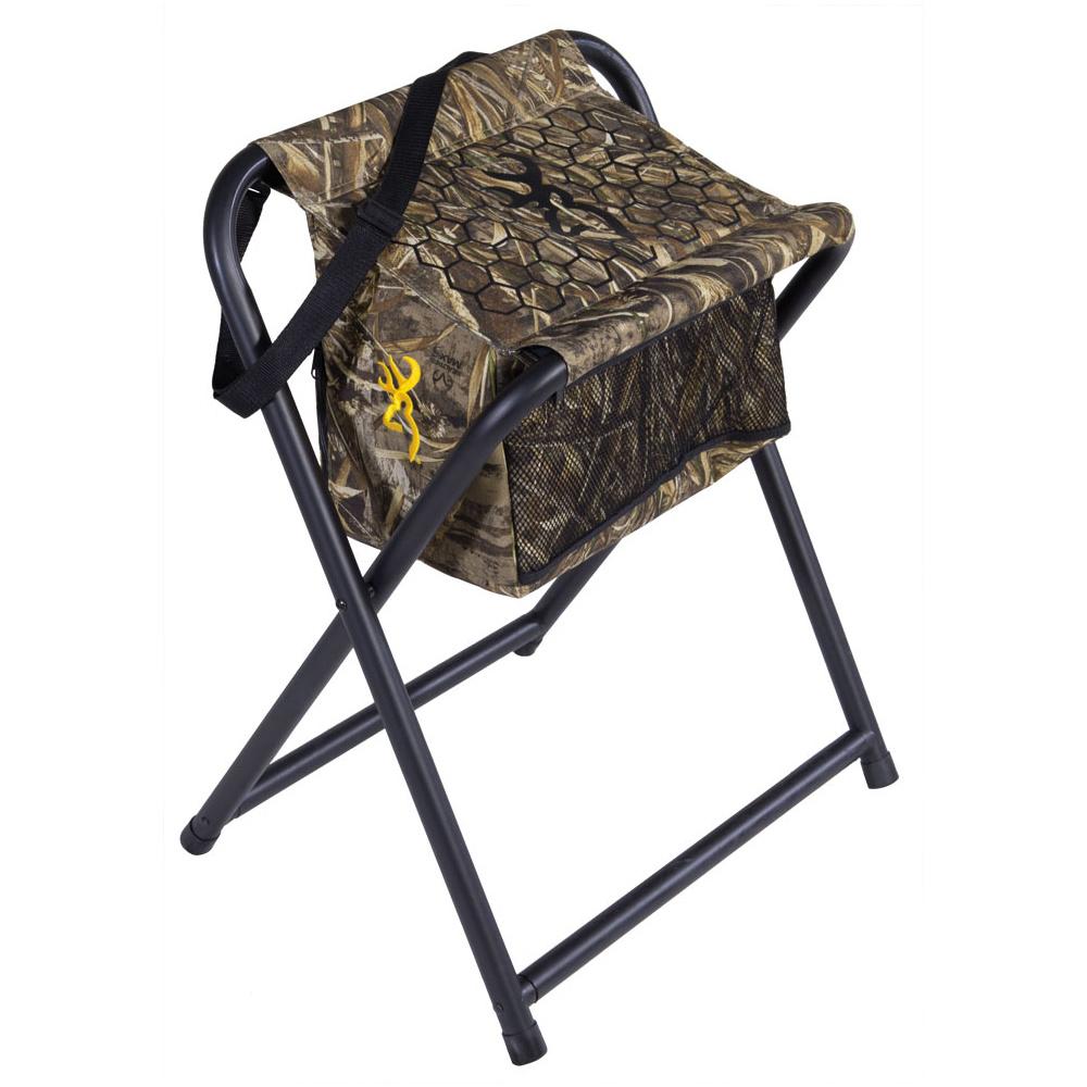 Browning SteadyReady Hunting Stool with Cooler Realtree MAX-5 Camo