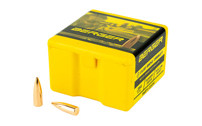 Berger FB Target .224 Diameter 55 Grain Flat Base Hollow Point Bullets 100ct 22410
