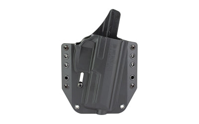 Bravo Concealment BCA OWB Holster for HK VP9/VP9 Tactical, Right Hand, Black Polymer, 1.5" Belt Loops BC10-1006