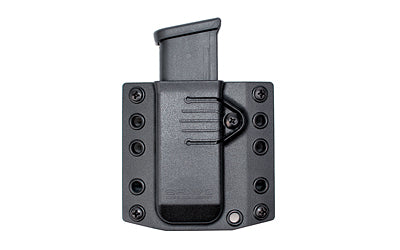 Bravo Concealment Single Magazine Pouch, 1.5" Belt Loops, Small, Fits Glock 43 and M&P Shield Mags, Ambidextrous, Black
